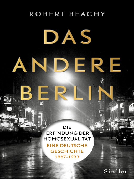Title details for Das andere Berlin by Robert Beachy - Available
